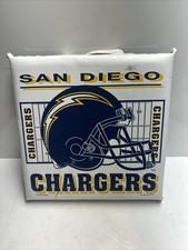 Vintage San Diego Chargers Cushion Stadium Seat 1993
