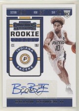 2019-20 Panini Contenders Rookie Ticket Sticker Brian Bowen II #150 Auto n1u