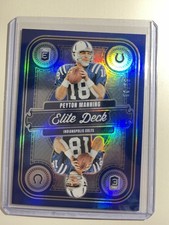 2025 Panini Donruss Elite - Elite Deck Peyton Manning #15 Blue /75