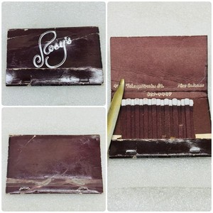 VTG‼ Rosy's Jazz Hall New Orleans LA Louisiana Tchoupitoulas St. Matchbook