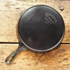 Antique WAGNER WARE Cast Iron SKILLET Frying Pan # 8 SIDNEY - O - Ironspoon