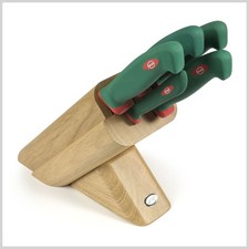 5 COLTELLI CEPPO CUCINA ARROSTO SPELUCCHINO PANE DISOSSO SANELLI 909604