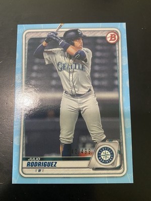 2020 Bowman draft sky blue Julio Rodriguez