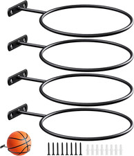 Mounted Ball Wall Storage Display Universal Ball Rack Metal Black Rack Holder Sp