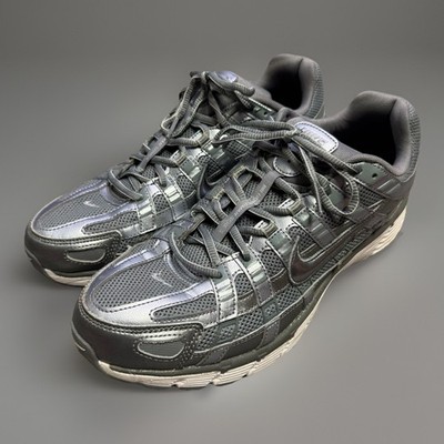 Nike P-6000 Metallic Cool Grey Men s 11.5 Running Shoes CD6404-023