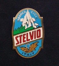 Adesivo Per Telaio Bici Fabbrica Cicli Stelvio Italy Vintage Raro Collezione 