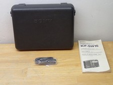 Sony Original Empty Case and Manual for ICF-SW1 SW1S Radio