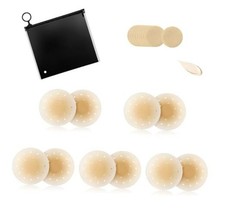 Nipple Cover Silicone Self Adhesive Bra Breathable Sticky Bras Small 5 3 cream