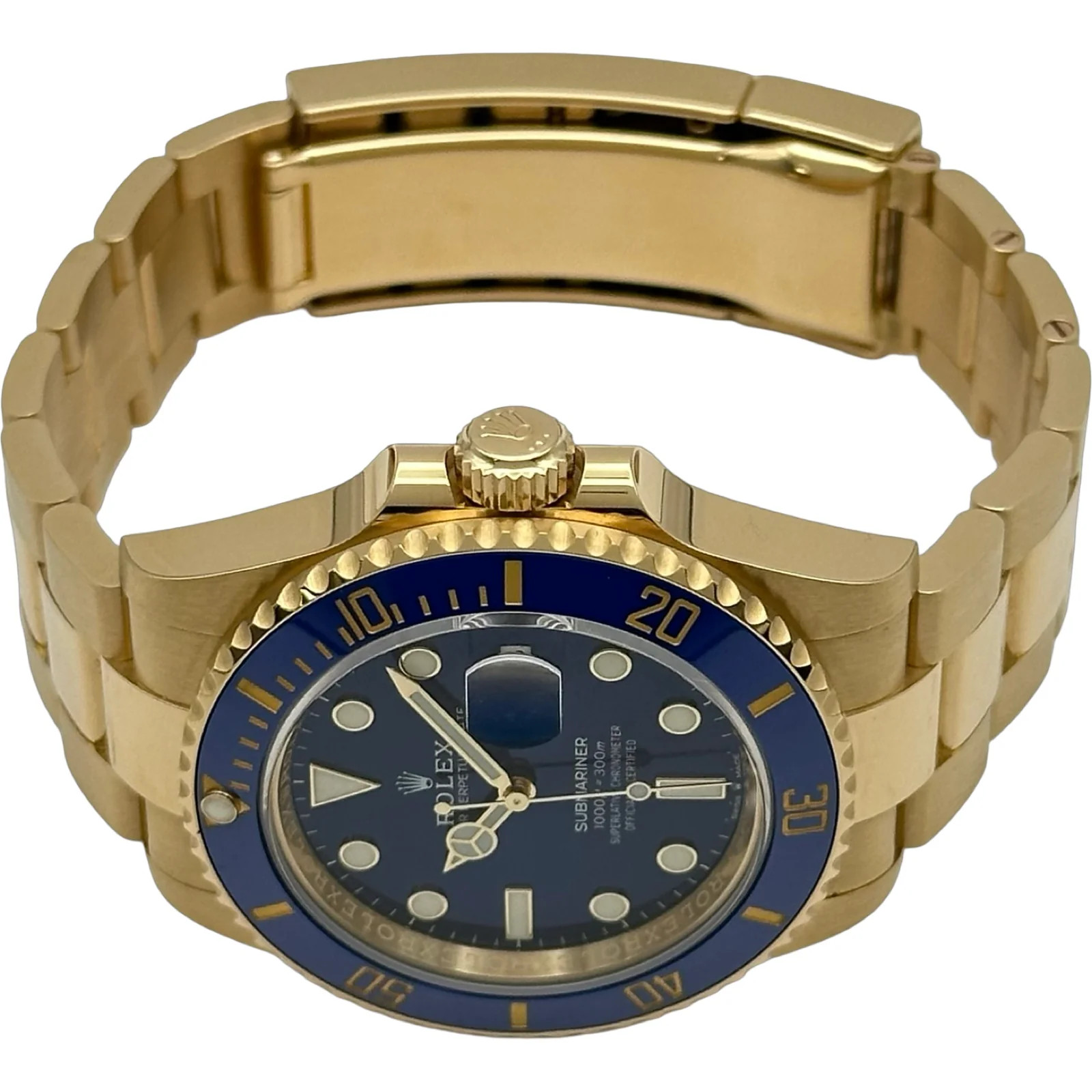 ROLEX Submariner 126618LB 41mm Gold Blue Dial Automatic Watch OKW2727 image 5
