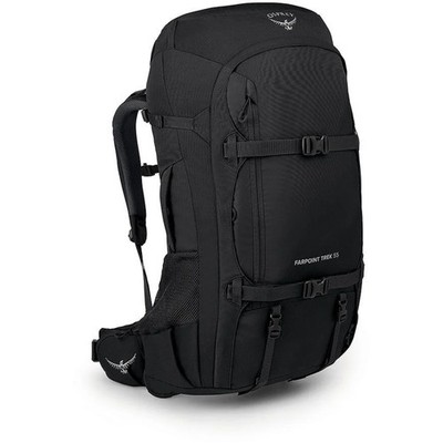 Osprey Farpoint Trek 55, Rucksack, schwarz