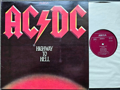 AC/DC  LP - HIGHWAY TO HELL**AMIGA*DDR 1981*RED LABEL*SEHR GUTE ERHALTUNG*VG+/NM
