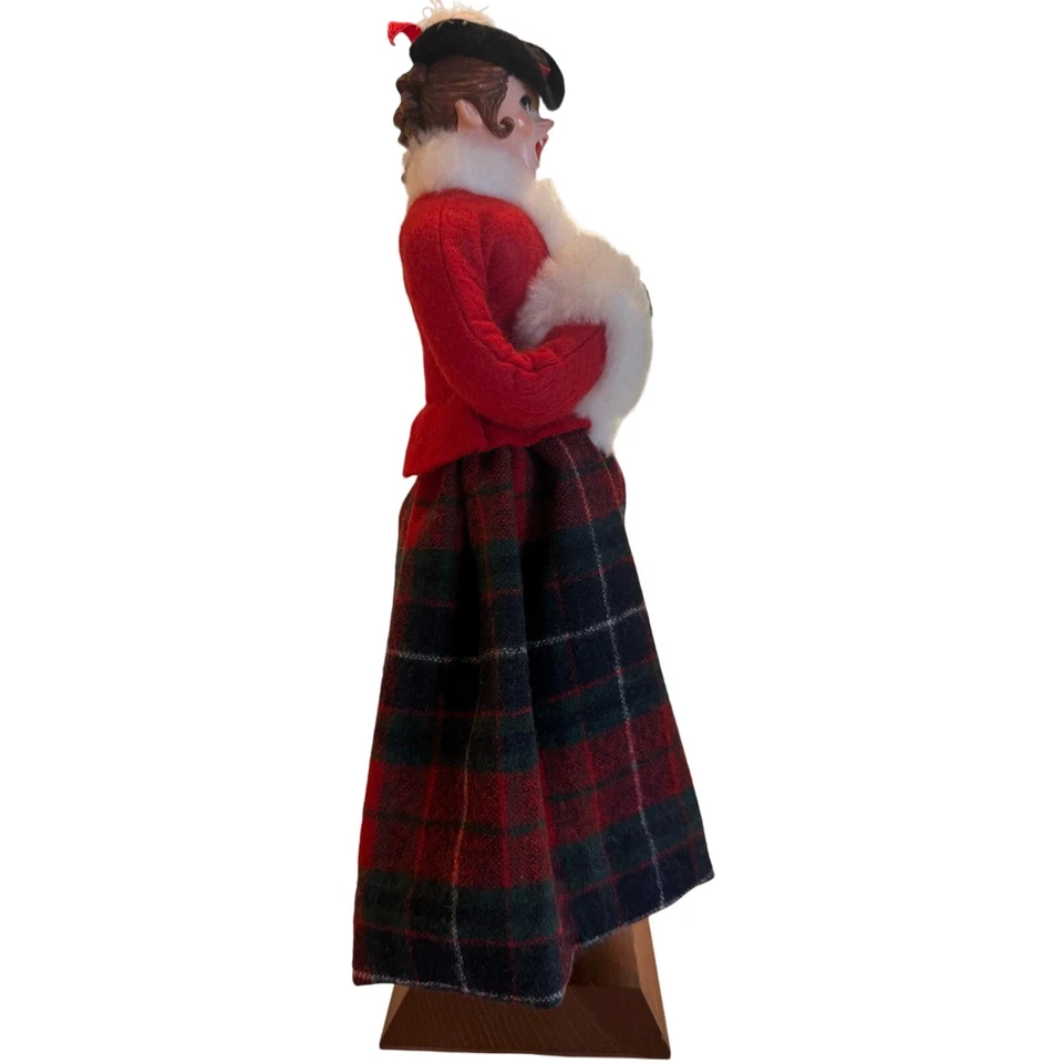 Muñeca SIMPICH Personaje Navidad Dama Violer NIÑA CON MANGUITO 1989 USADA EN EXCELENTE ESTADO Foto 4 de 4