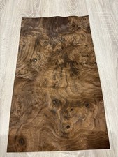 Burr Walnut - 1 NATURAL WOOD Sheet - DIY - Marquetry- 1 @ 600mm x 330mm  - (317)