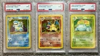 1999 Base Set Charizard 4/102 Blastoise Venusaur PSA 9 GEM MINT - POKEMON TRIO