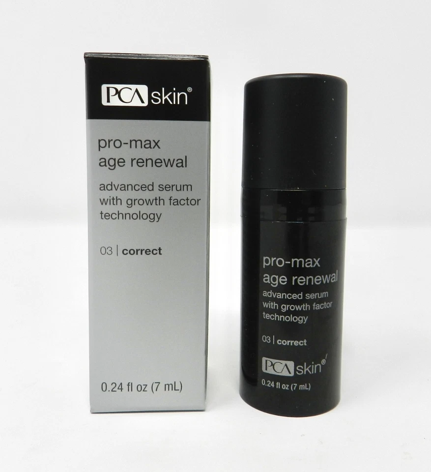 Juego de 2 sueros de renovación de edad PCA Skin Pro-Max 0,24 fl oz / 7 ml caducidad 2/27 Foto 3 de 4