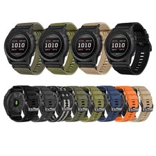 22mm 26mm QuickFit Nylon Sport Band Watch Strap for Garmin Fenix 8 7X 7 6 6X 5X