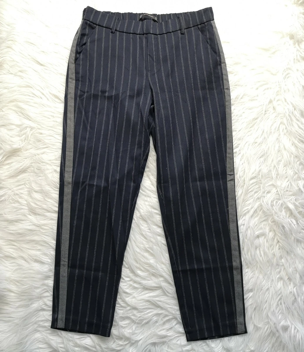 Navy trousers hotsell with side stripe