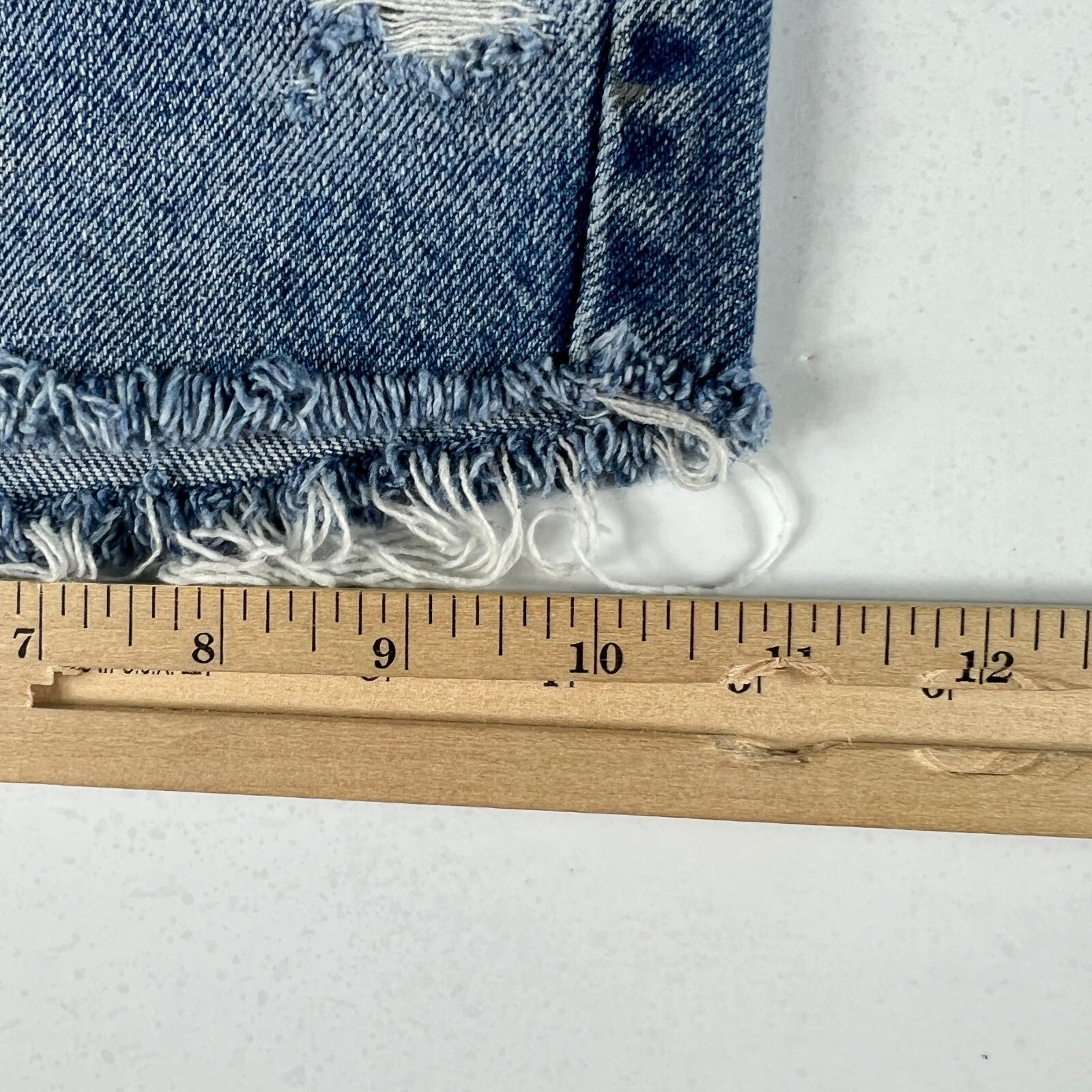 VTG 90s Levi's Jean Shorts Mens 30* 517 Blue Cut Off Thrashed Denim Jorts Tag 32