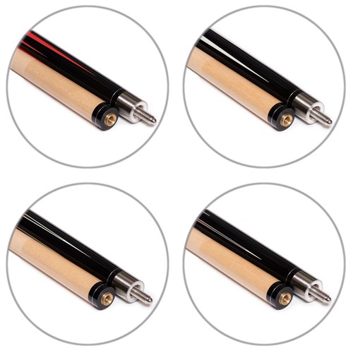 OKKO Pool Billiard Cue Sticks 58” w/Canadian Maple Shaft 4-Pack (18/19/20/21 oz) - Picture 2 of 6