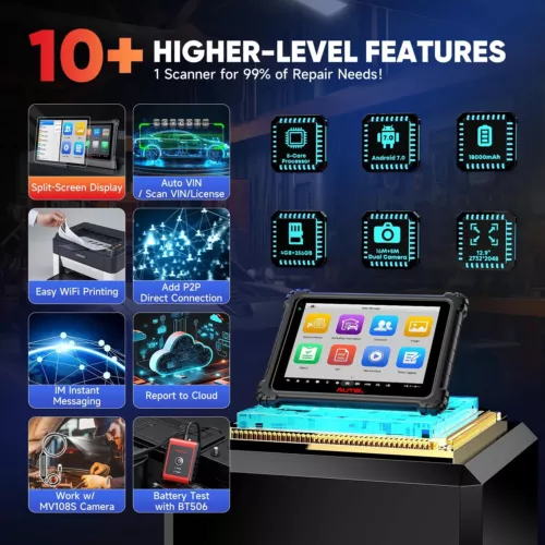 Autel MaxiSys Ultra Automotive Diagnostic Tool 5-in-1 VCMI Coding Programming - Bild 9 von 18