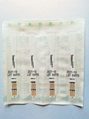 TERMOMETRO MONOUSO TEMPA-DOT (CONFEZIONE 4) - KIT PRONTO SOCCORSO, MEDICO, INFERMIERE, MEDICO - Foto 2 di 5