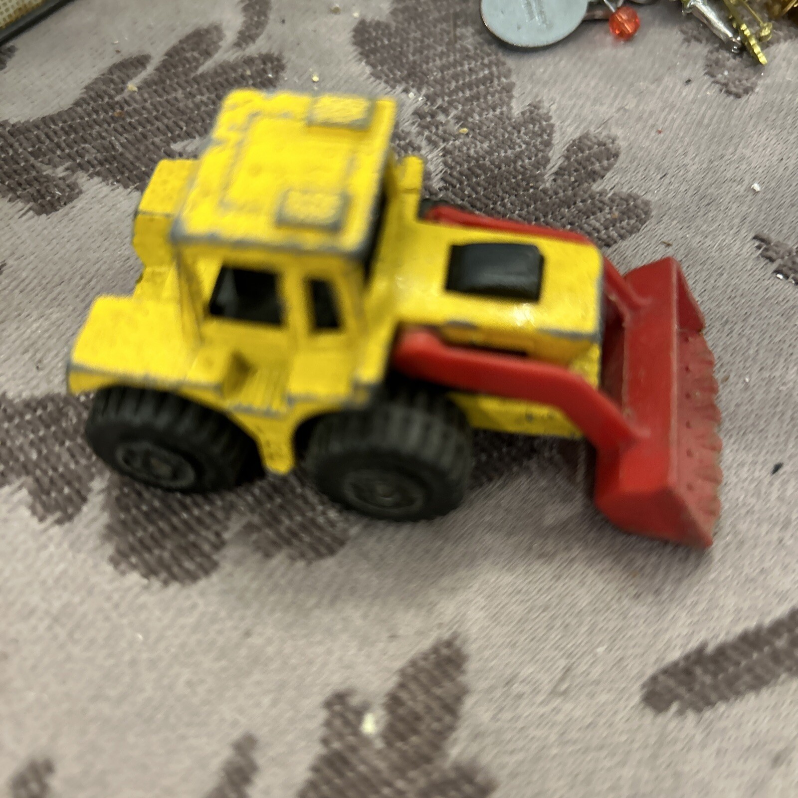 Lesney Matchbox Superfast 1976 Tractor Shovel 1:64 VG Cond Yellow Diecast
