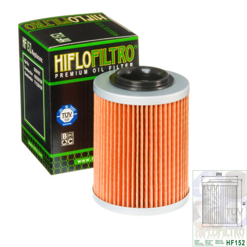 filtro olio originale HIFLO HF152 APRILIA RSV R 1000 2001 2002 2003 - Afbeelding 1 van 1