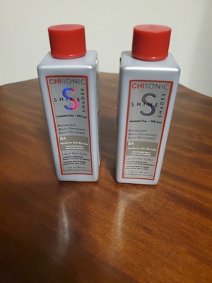 Lot Of 2 Farouk CHI Ionic Shine Shades 8A Medium Ash Blonde Hair Color 3oz 90ml