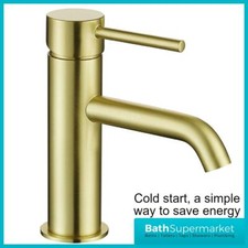 Synergy Studio G Brushed Brass Cold Start Mono Mixer SY-G05BB Bathroom tap 