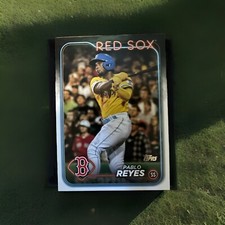 2024 Topps Series 2 Baseball Card #594 Pablo Reyes, Boston Red Sox