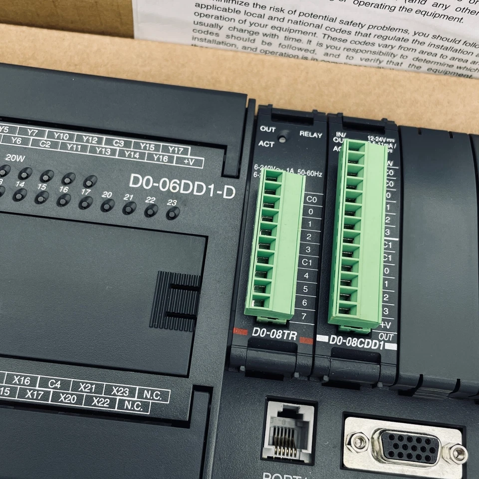 NEW Automation Direct Logic 06 Koyo D0-06DD1-D PLC Controller +D0-08TR D0-08CDD1 - Image 2 of 4