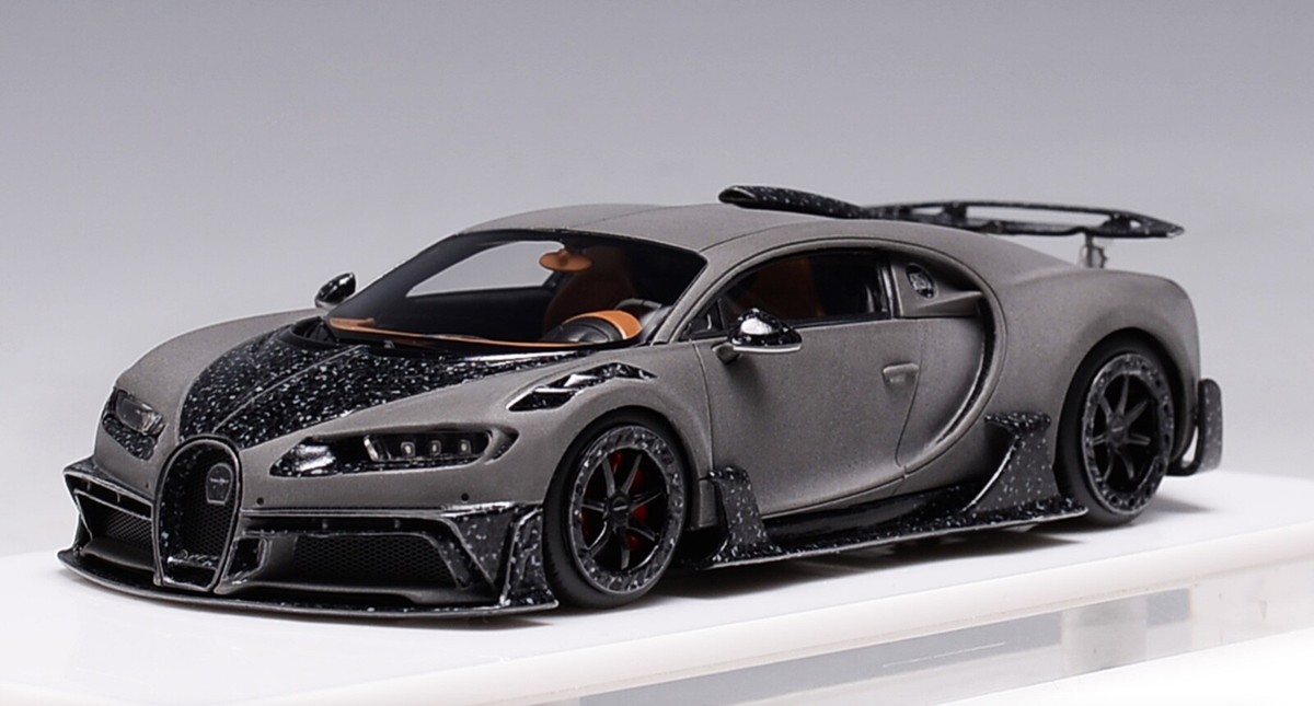 1/43 T&P Bugatti Chiron Mansory Centuria in Matte Grey carbon