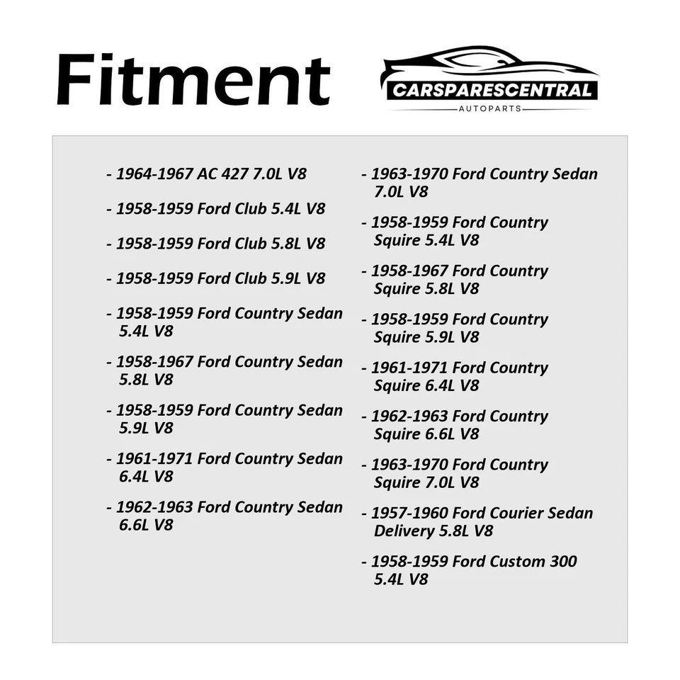Junta de culata de motor Victor Reinz para 1962-1963 Mercury Colony Park 6,6 L Foto 3 de 4