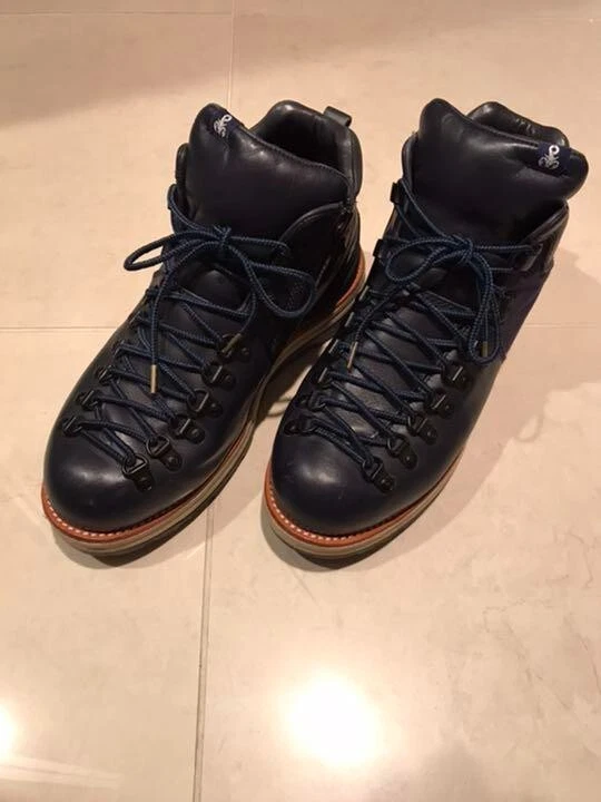 VISVIM×SOPHNET. SERRA mountain boots US8 26cm black purple leather without box