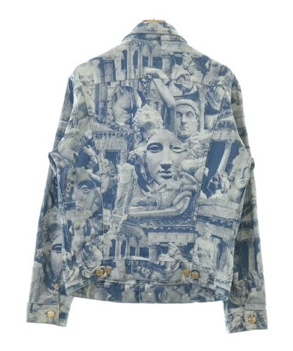 Aries Denim Jackets BluexGray(Patterned) S 2200568290013 - Picture 2 of 7