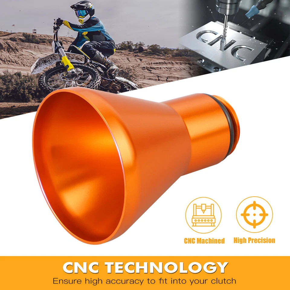 Embudo de llenado de aceite NICECNC para KTM 85 125 250 300 350 450 SX SXF XC XCW XCF 01-22 Foto 3 de 4