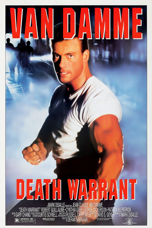 Death Warrant - Van Damme Movie Poster Print & Unframed Canvas Prints