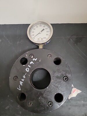 #ad #ad Red Valve Series 40 ASHCROFT Pressure Sensor 2quot; Flange 200 psi Gauge $148.98