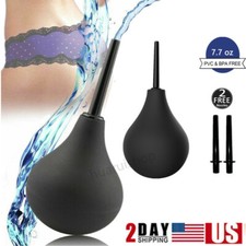 Anal Vaginal Bulb Douche Colonic Irrigation Rubber Enema Bag Cleaner Kit