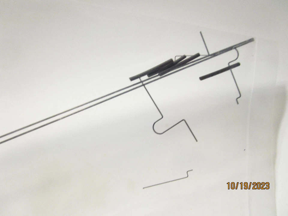 Juego de varillas de empuje ParkZone PKZ3525 para ascensor y timón: Sukhoi Su-26m Foto 3 de 4