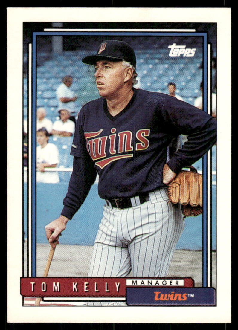1992 Topps #459 Tom Kelly