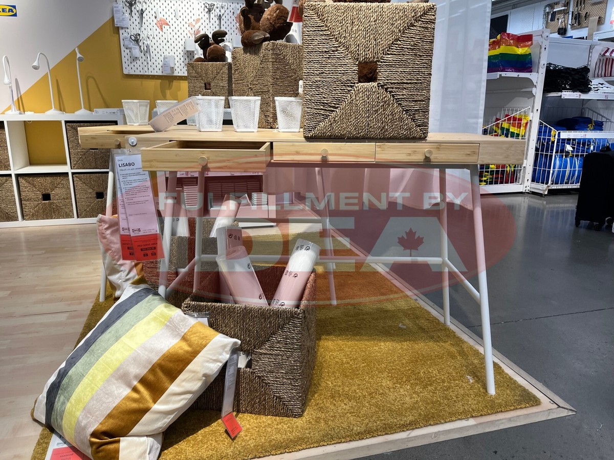 IKEA LILLÅSEN デスク 102x49 cm LILLÅSEN リルオーセン デスク, 竹, 102x49 cm - IKEA