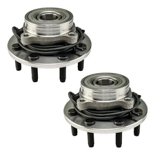 515063 Pair 4X4 Front Wheel Bearing & Hub for 2000 2001 2002 Dodge Ram 2500 3500