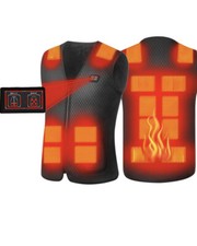 Heated Vest, Adult Size Large DC charging, Battery not included, 3 Heat Levels