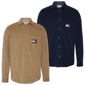 tommy jeans corduroy long sleeve shirt