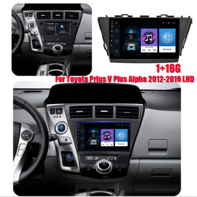 For Toyota Prius V Plus Alpha 2012-16 LHD 9'' Android Head Unit GPS Navi Wifi 16G