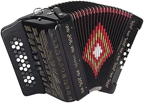 SofiaMari NSM-3412 34-Button 12 Bass Accordion GCF Black - Picture 3 of 5
