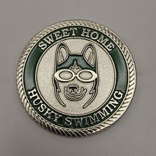 Swweet Home Husky Swimming Challenge Coin