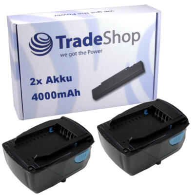 2x Li-Ion Akku 21,6V / 4000mAh für Hilti VC 5-A22, TE 6-A22, RT 6-A22, SFD 22-A