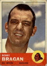 1963 Topps #73 Bobby Bragan MG RC - POOR